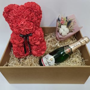 Darčekový box Rose Teddy Bear 